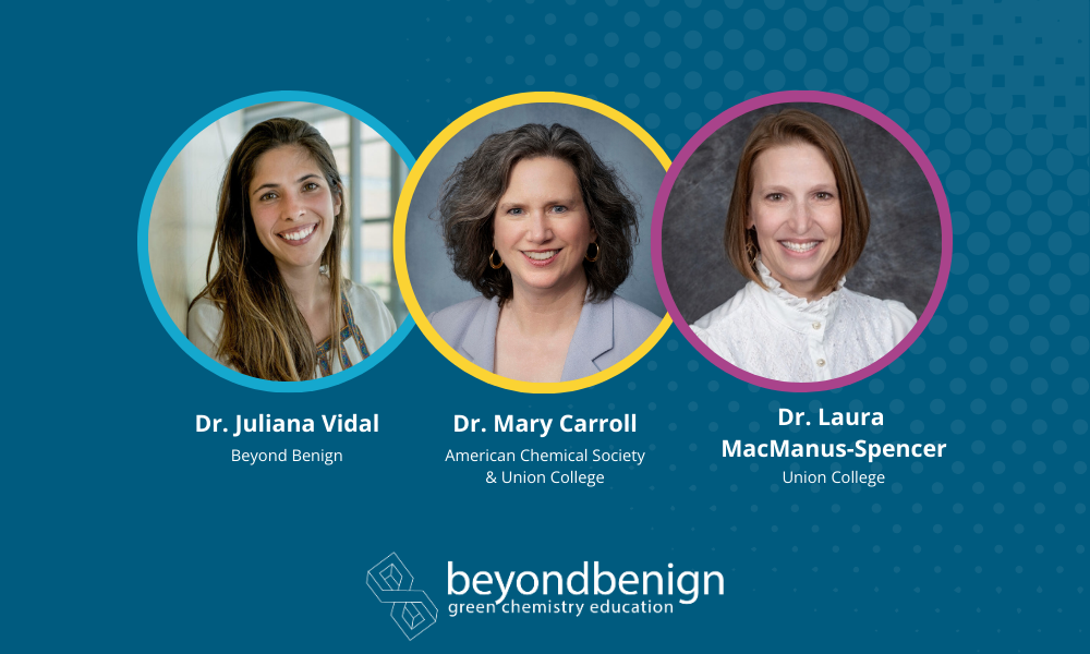 Graphic features Dr. Juliana Vidal, Dr. Mary Carroll, and Dr. Laura MacManus-Spencer. 