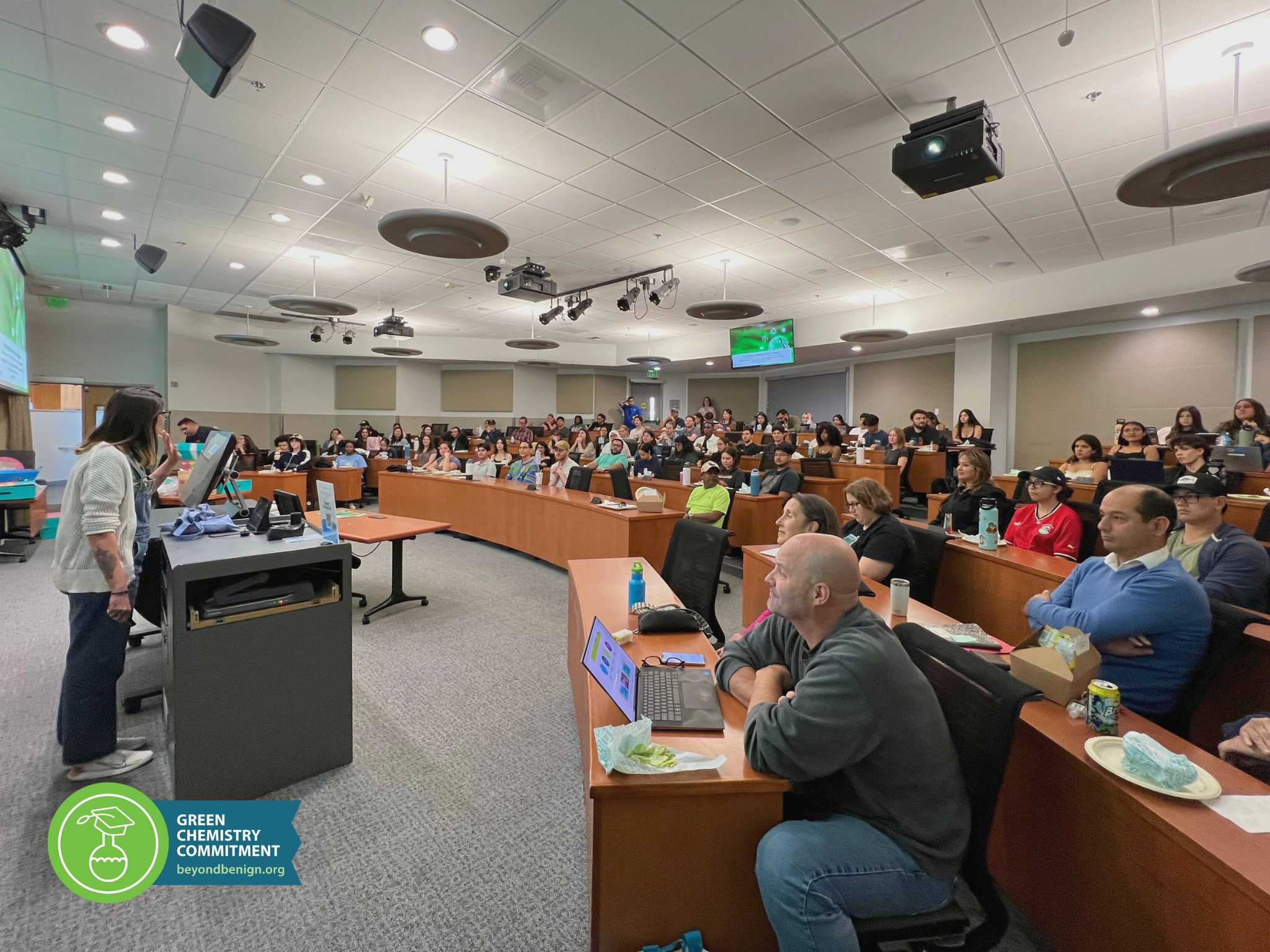 Photo of the green chemistry outreach event at CSUSM.
