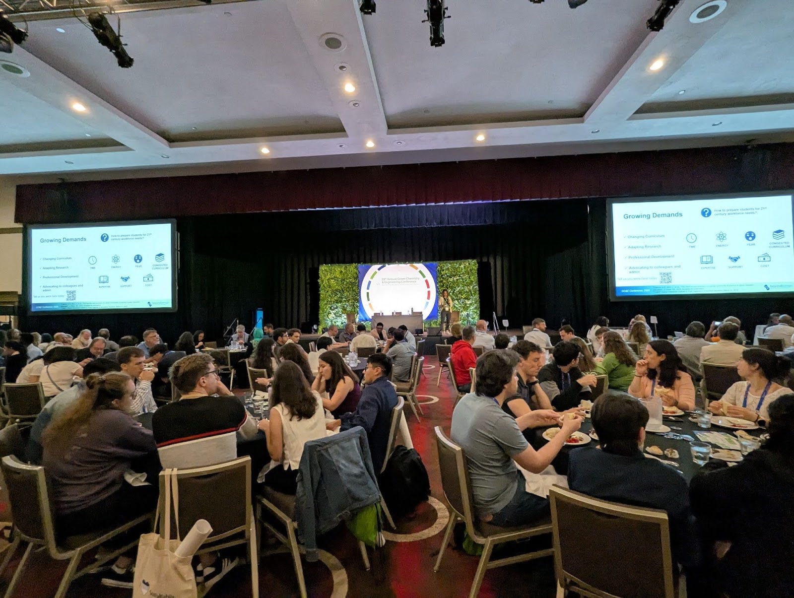 Photo from the Catalyzing Change in Chemistry Education luncheon.